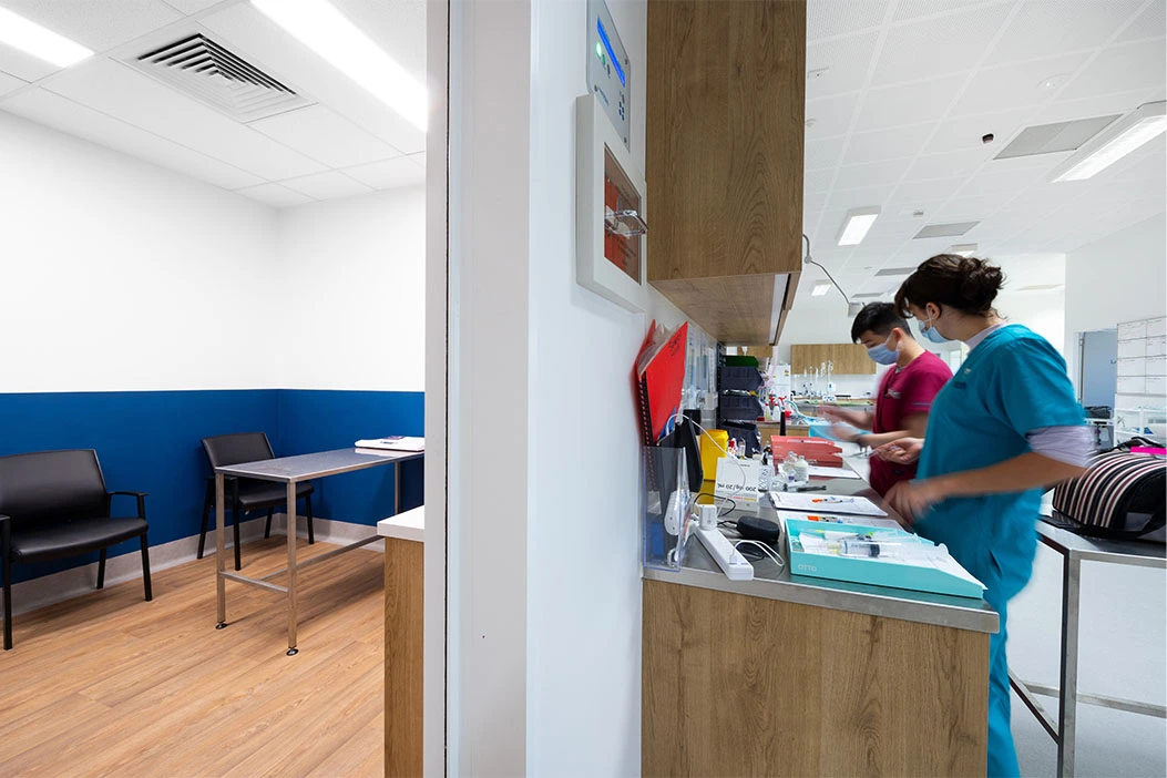 Staff in Clinic